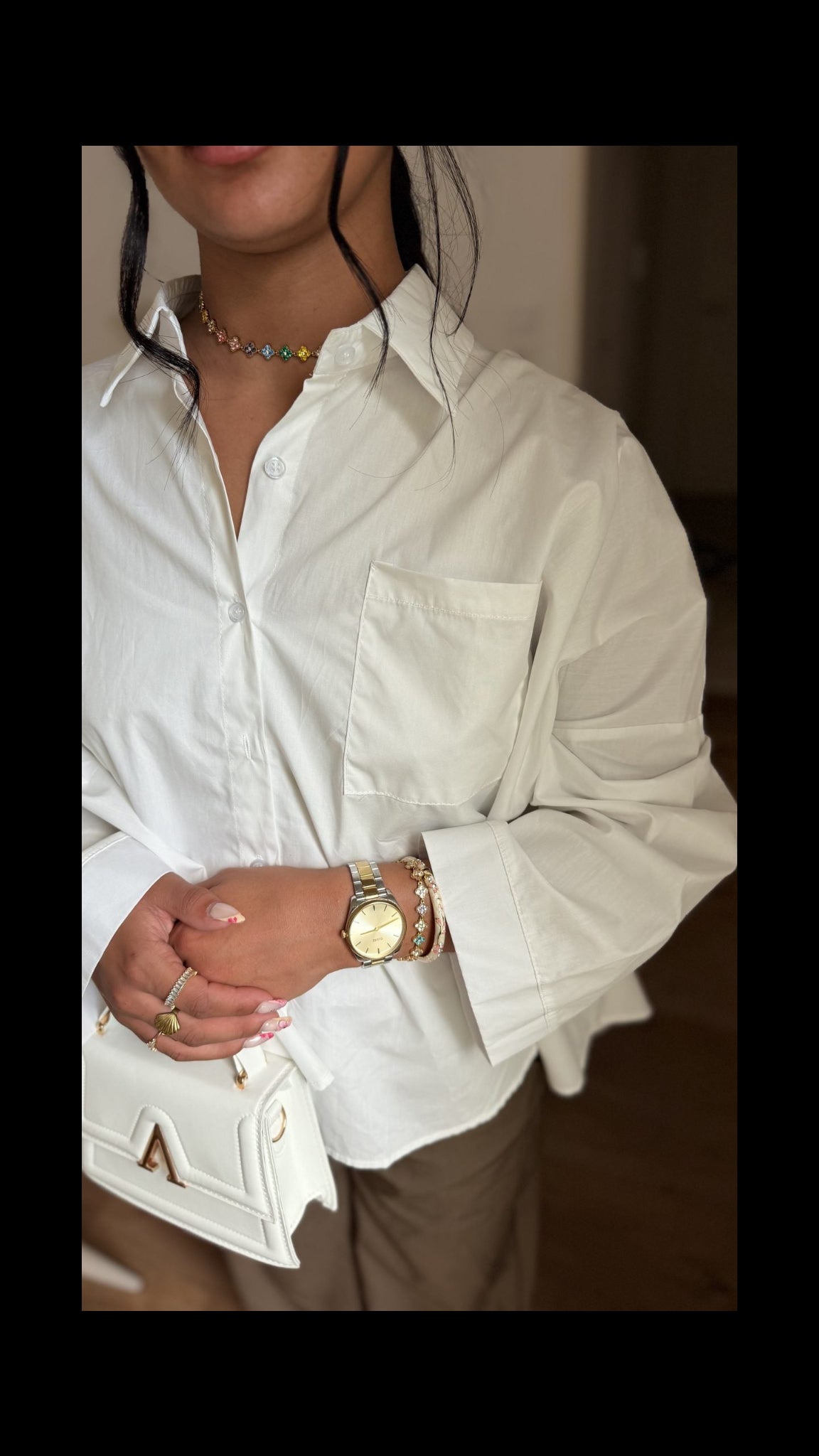 Chemise Leya blanche - Maison Nooria
