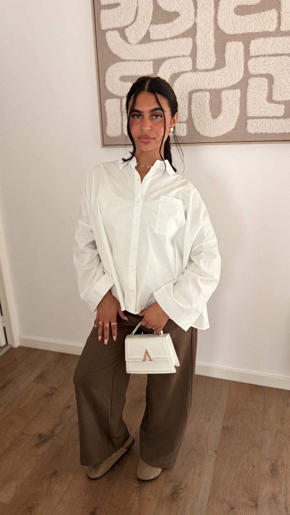 Chemise Leya blanche - Maison Nooria