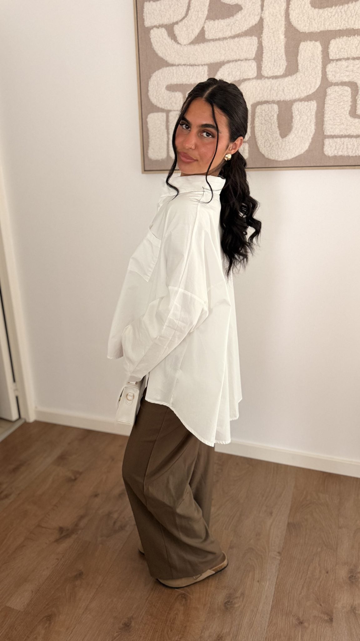Chemise Leya blanche - Maison Nooria