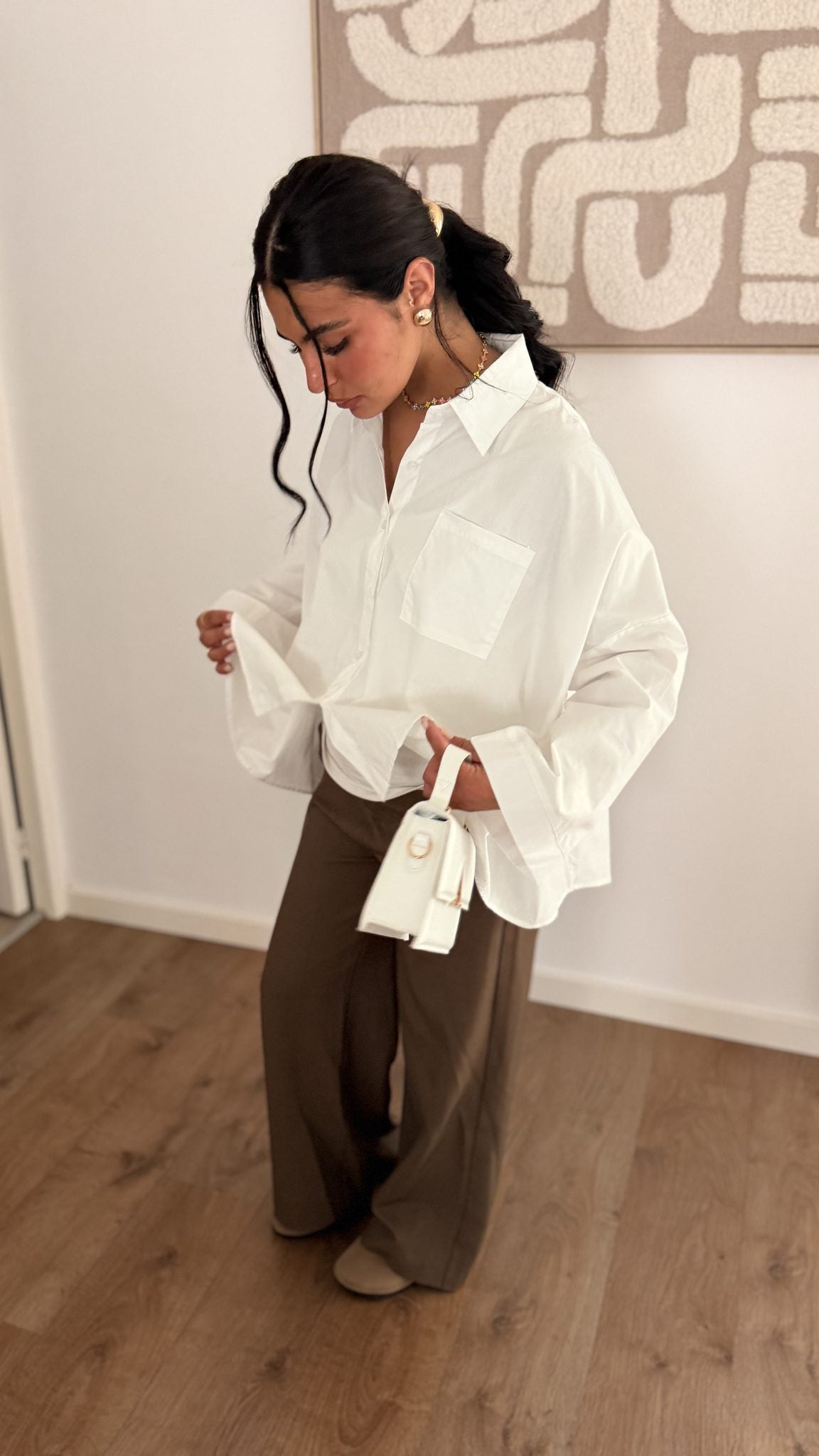 Chemise Leya blanche - Maison Nooria