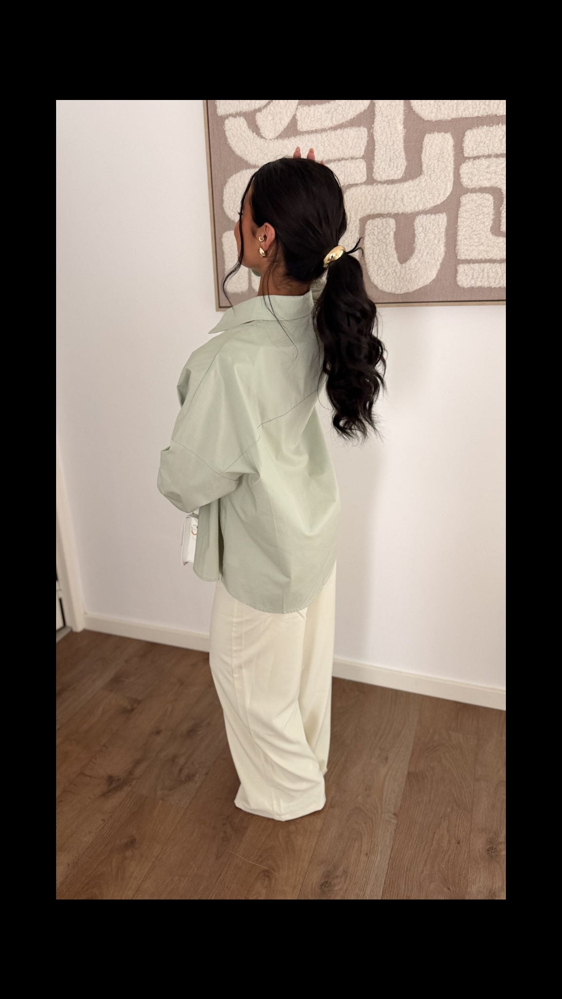 Chemise Leya verte - Maison Nooria