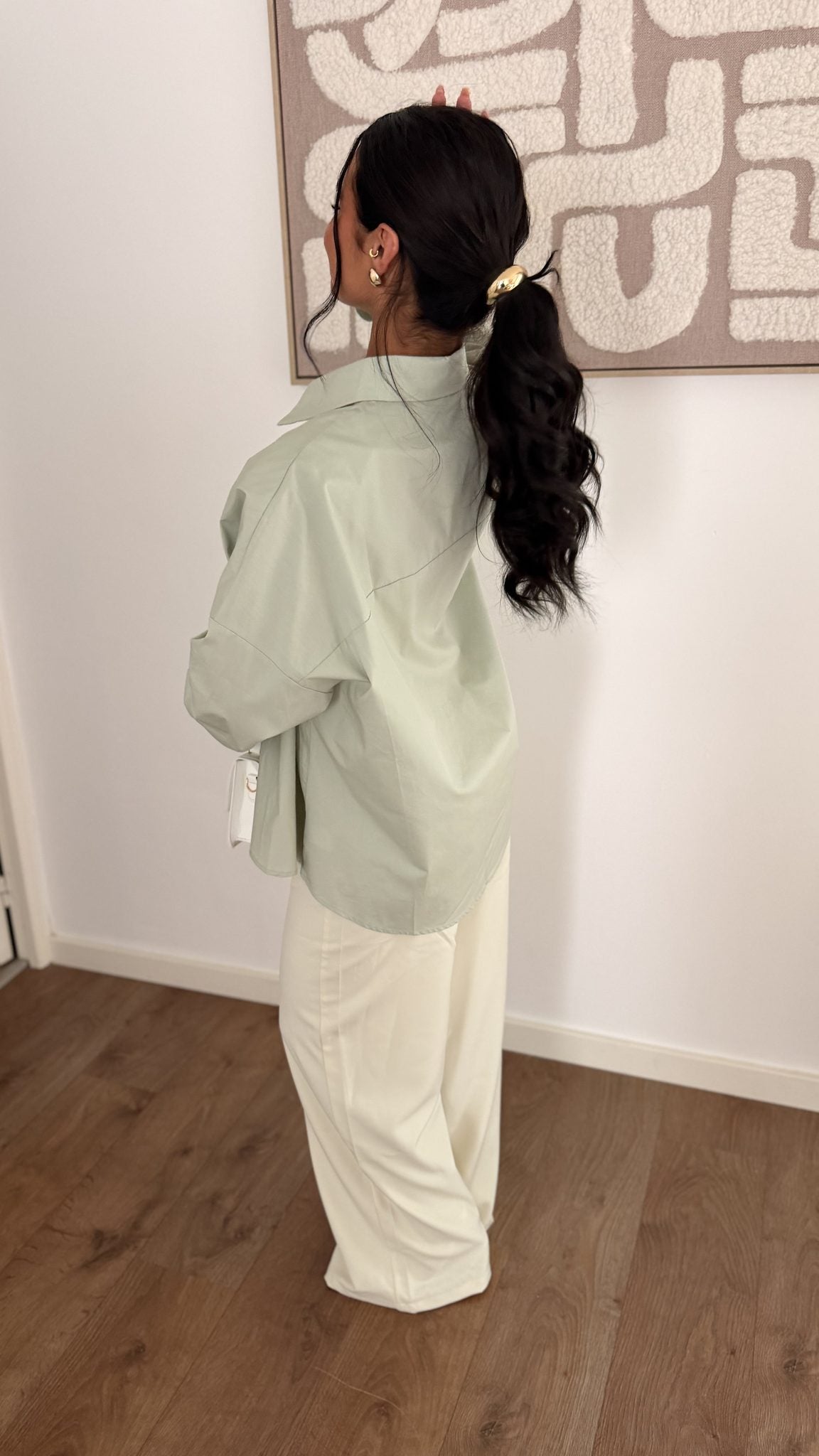 Chemise Leya verte - Maison Nooria