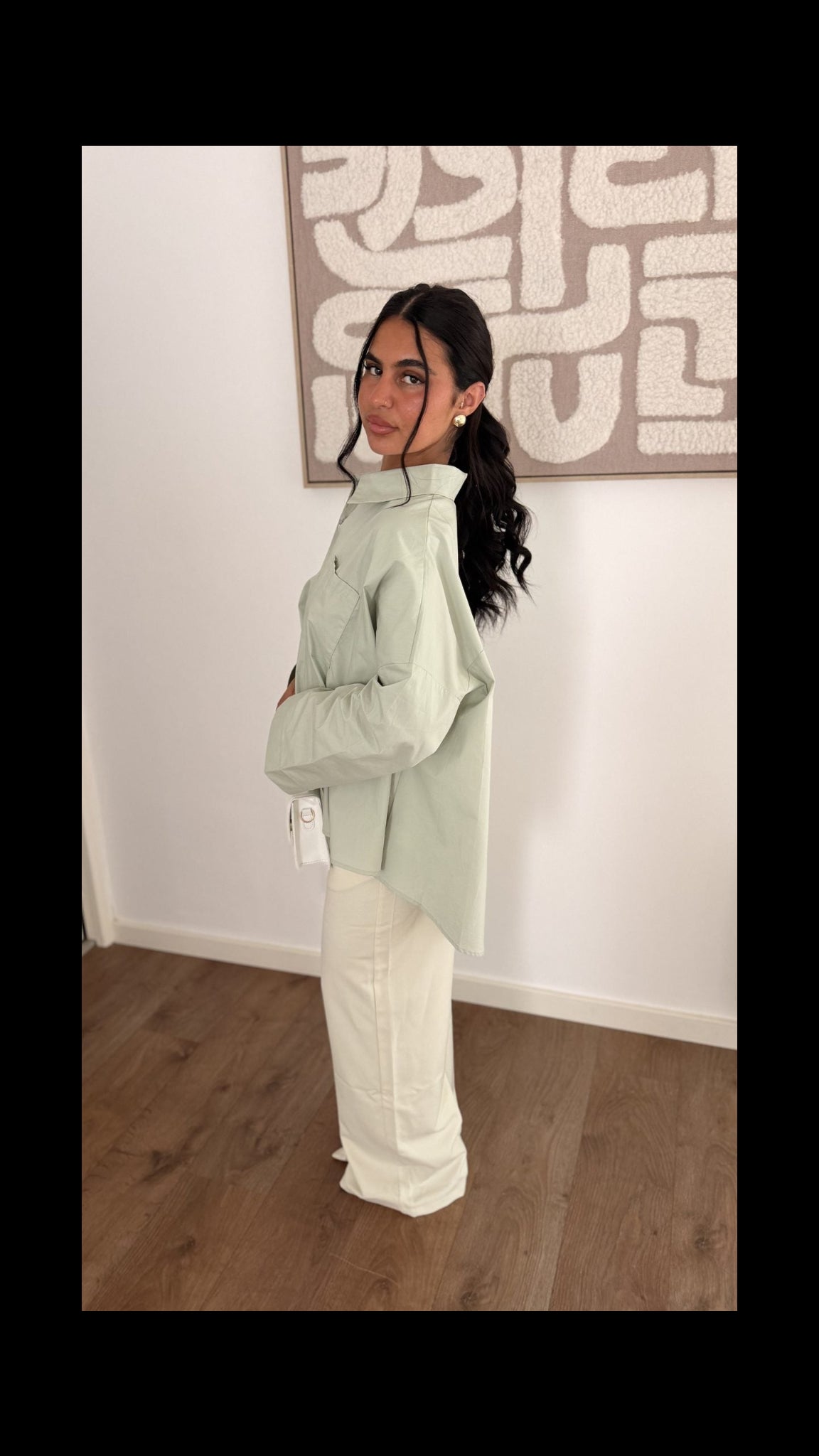 Chemise Leya verte - Maison Nooria