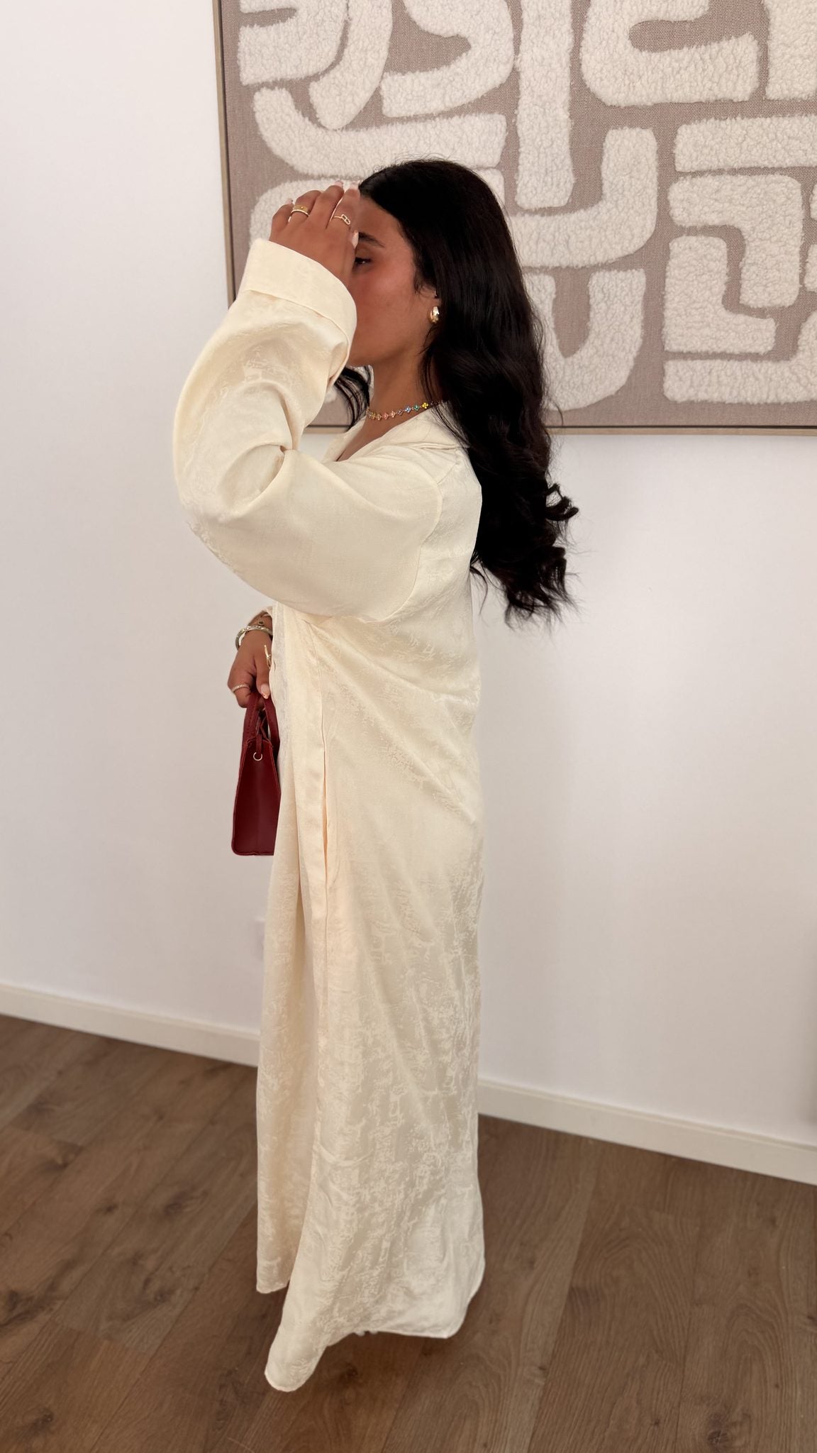 Robe Mila blanche — Maison Nooria