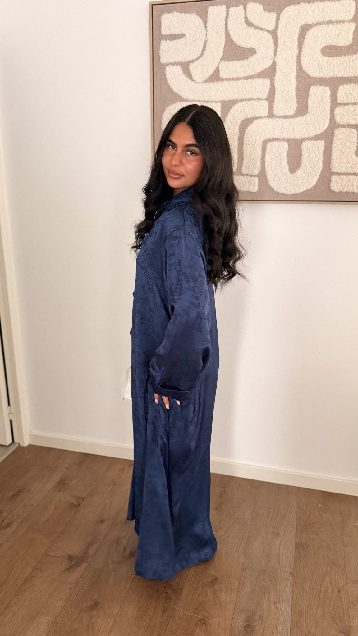Robe Mila bleu nuit - Maison Nooria