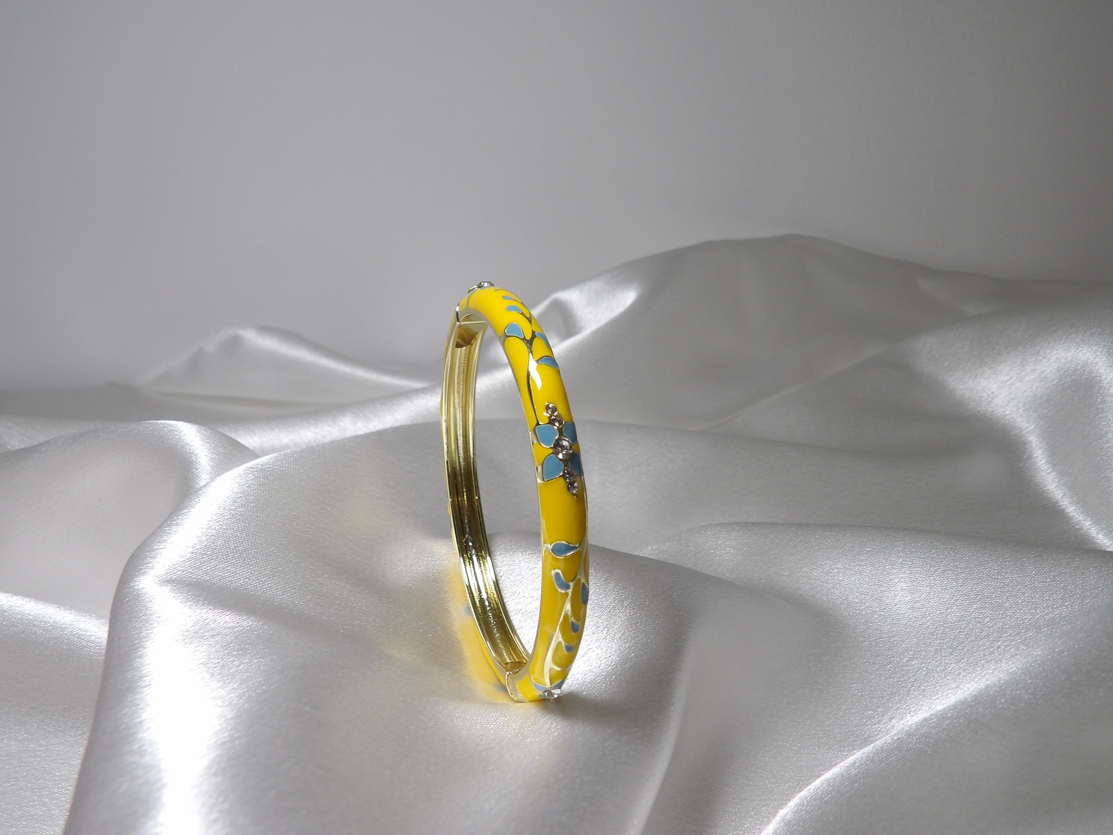 Bracelet jonc thaïlandais - fleur de siam
